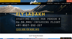 Desktop Screenshot of ladakhtrip.com